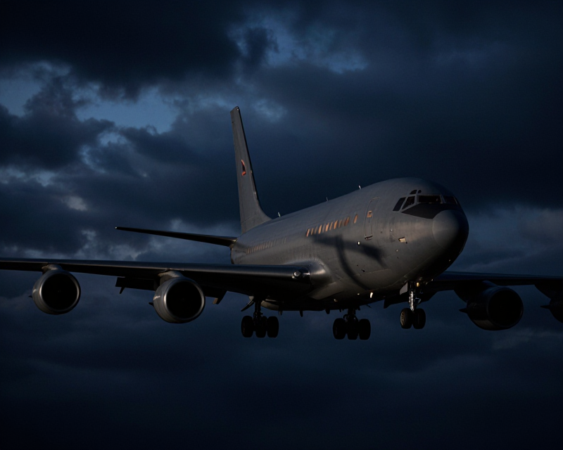 Cinematic Noir Aircraft