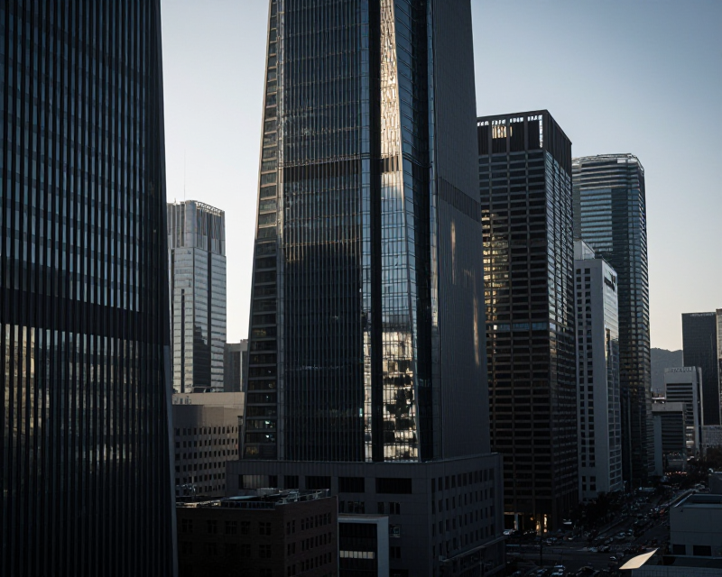 Seoul Morning Sunlight