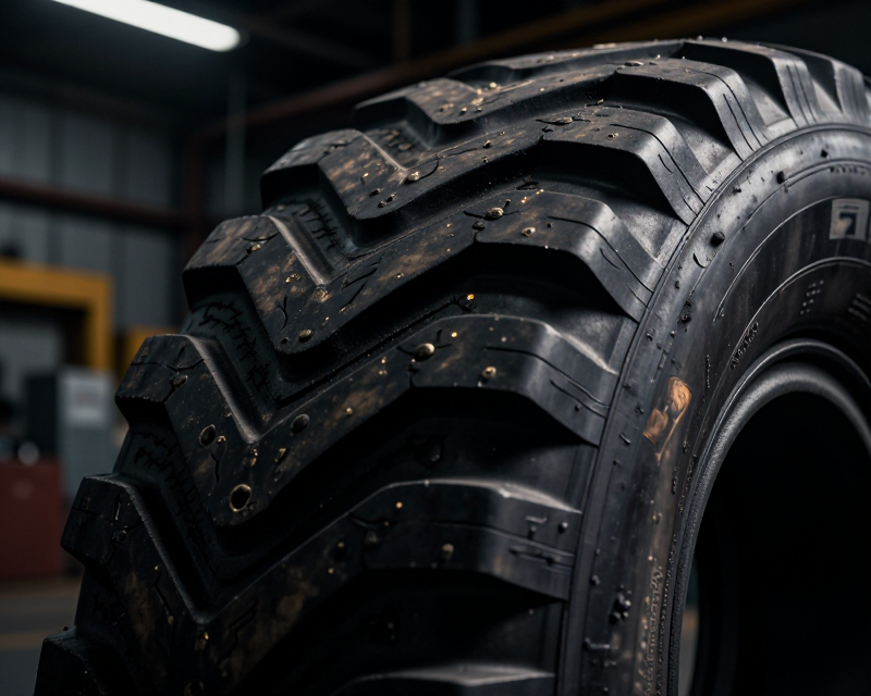 Industrial Tire Texture Noir