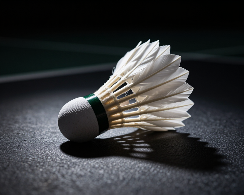 Dramatic Badminton Shuttlecock
