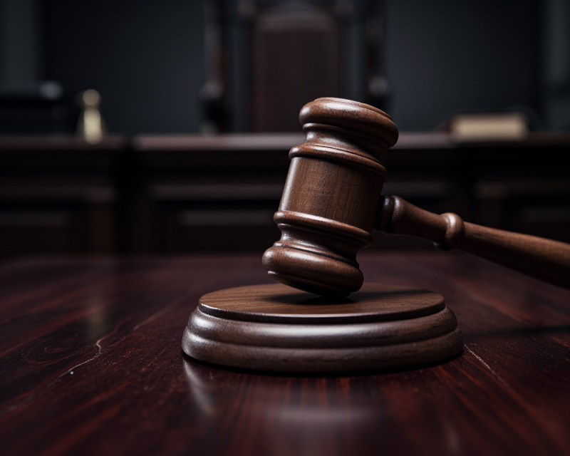 Noir Judicial Gavel