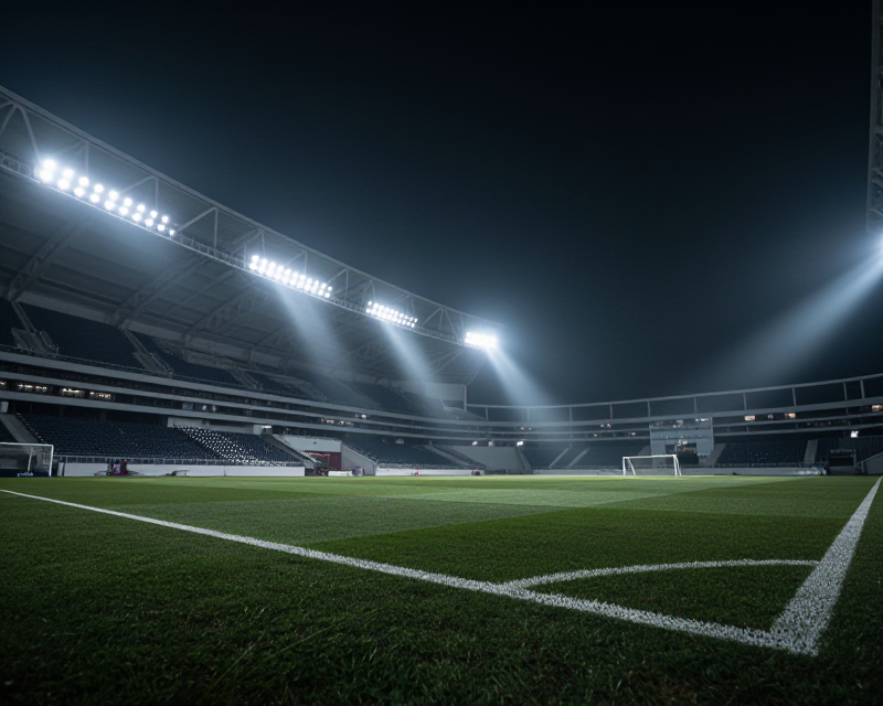 Cinematic Football Stadium Noir