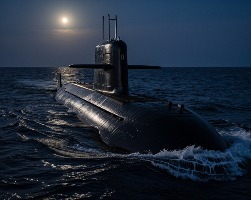 Submarine in Pacific