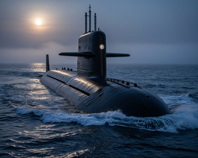 South Korean Submarine in Pacific