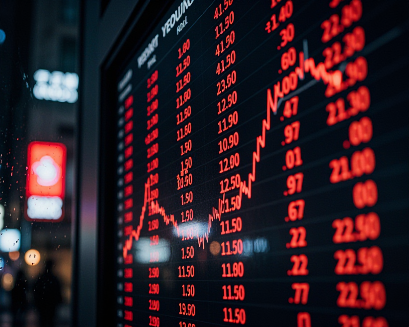 Stock Market Decline Visual
