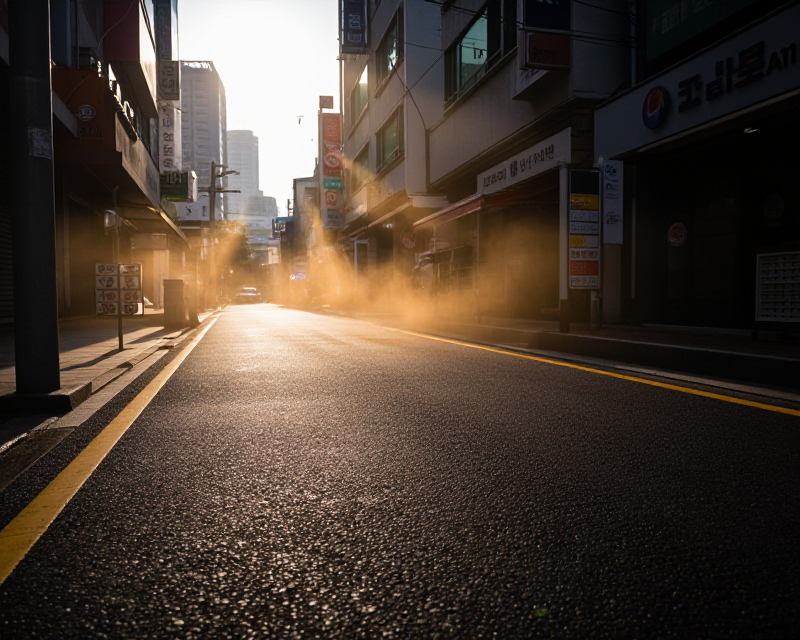 Extreme Heat in South Korean Urban Setting
