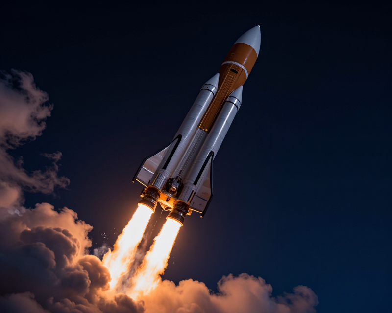 Cinematic Space Launch Concept